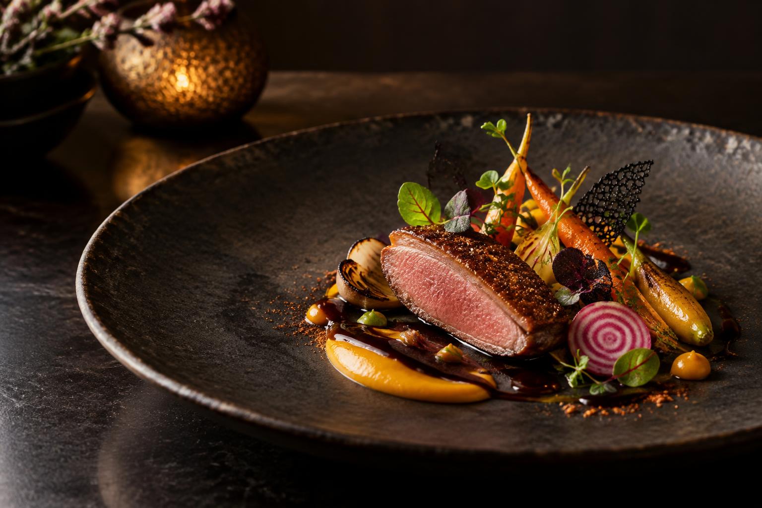 Anteprima di un sito per un ristorante di alta cucina